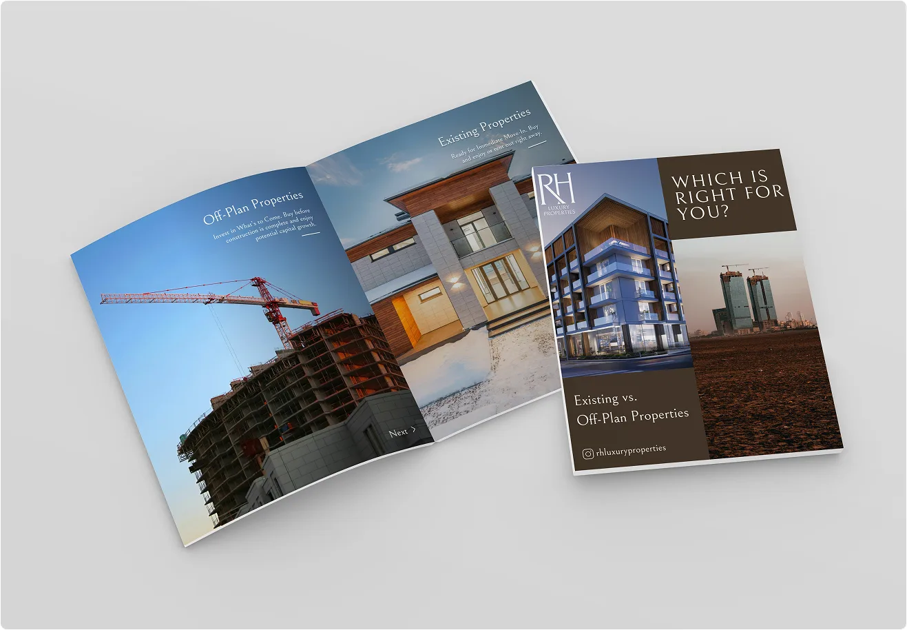 RH Luxury Properties brochure spread